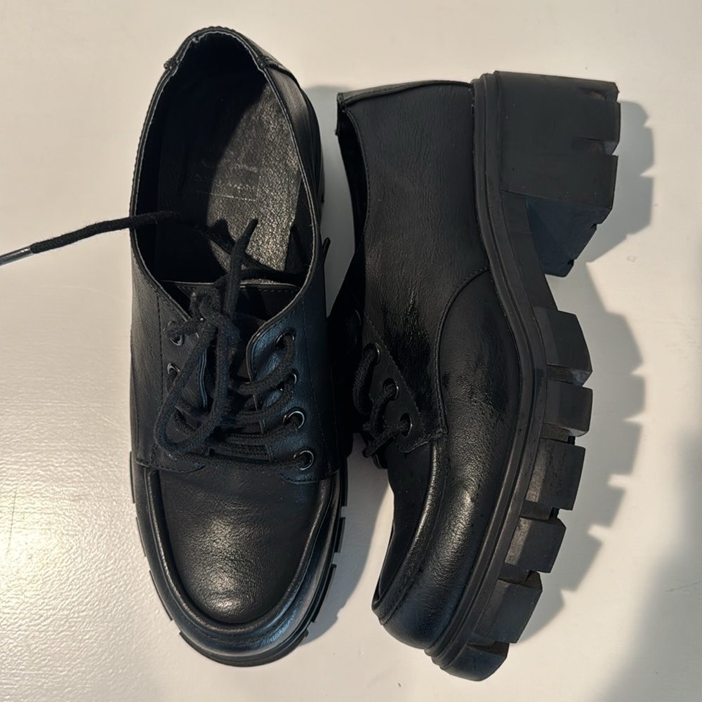 Chunky Oxford women shoes - Picture 3 of 4
